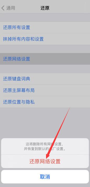 iPhone11连上wifi却不能上网