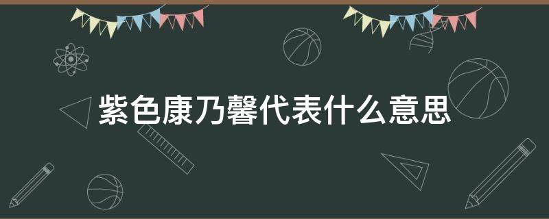 紫色康乃馨代表什么意思 白色康乃