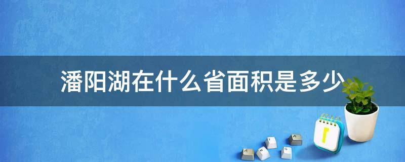 潘阳湖在什么省面积是多少（潘阳湖所