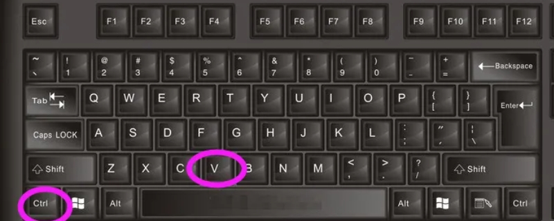 ctrl+v键是什么意思（ctrl+v是什么功